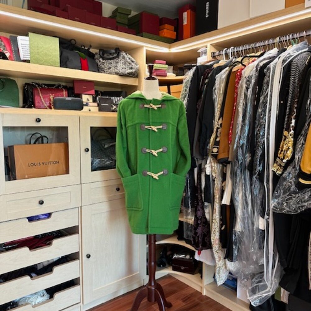 Yves Saint Laurent Green Size 36 Coat